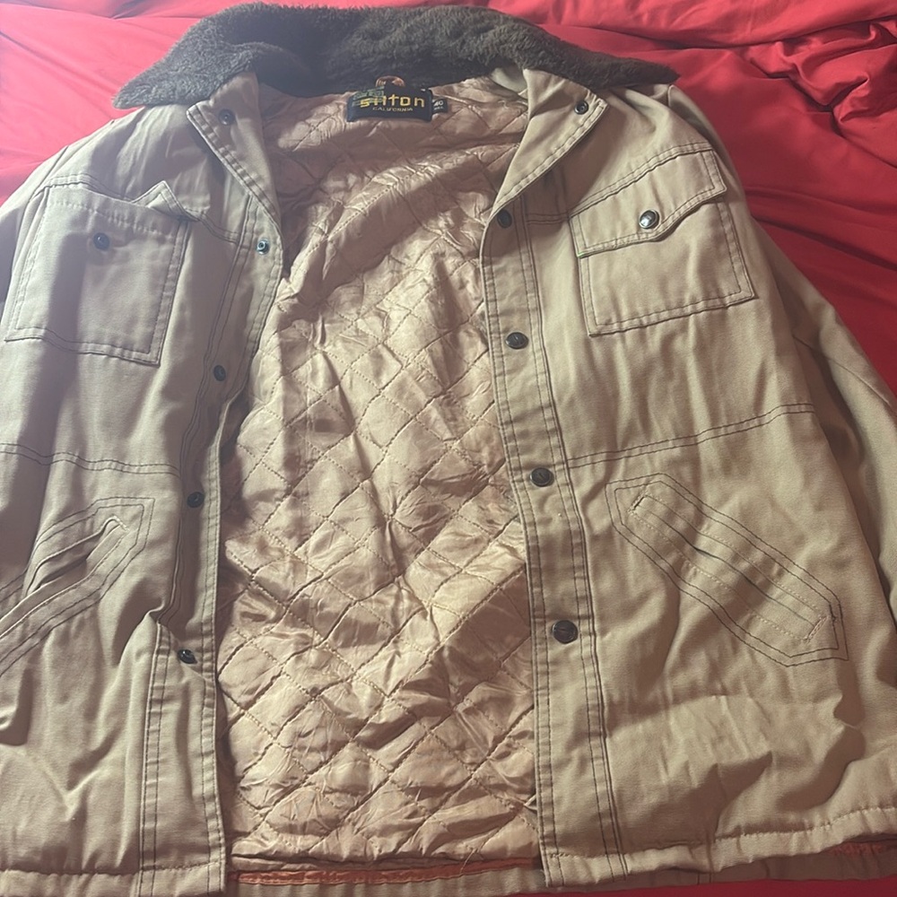 vintage silton california heavy jacket